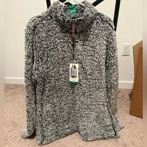 Weatherproof Women's Textured Gray Sweater